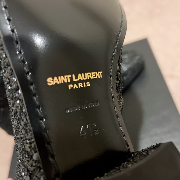 ⚡️Saint Laurent⚡️Caleb 45 Glitter Boot - Picture 6 of 12